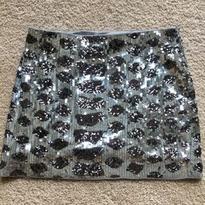 NEW! Express Sequined Mini Skirt